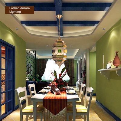 Buon prezzo Hotel Sala da pranzo luci decorative a LED in stile arabo-musulmano Dimensione del prodotto D280mm H550mm Supporto Dimmer Sì in linea