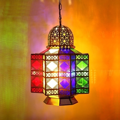 Good price 80lm Hotel Living Room Dining Room Aisle Balcony Lighting Modern Chandelier Arab Muslim Vintage Style Copper Chandelier online