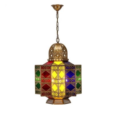 Bon prix Lustre en cuivre vintage avec base de l'ampoule E27 et support de l'atténuateur en ligne