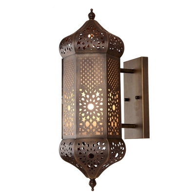 Buon prezzo Efficienza luminosa Vintage Copper Wall Light In Villa Courtyard Hotel Gate in linea