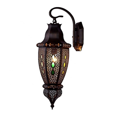 Harga yang bagus Villa halaman Muslim gaya Tembaga dinding lampu Tembaga dinding Sconce lampu on line