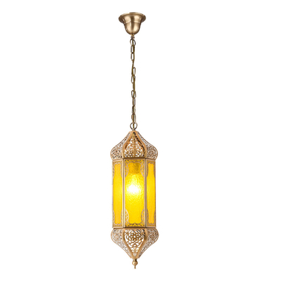 Good price Gold Brass Copper Coloured Pendant Lights For Bedrooms With Switch Control online