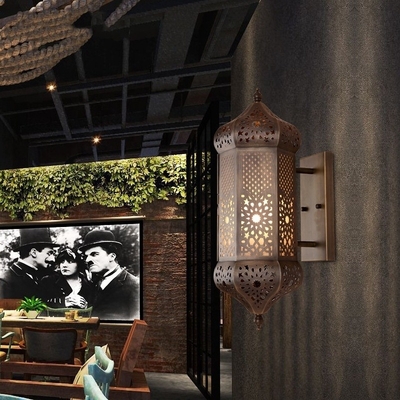 Harga yang bagus Handmade ruang tamu Vintage Lampu dinding tembaga Dengan 50000 Rumah umur on line