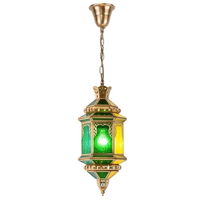 Bom preço Exótico Lâmpadas de cobre do Médio Antigo Lâmpadas de cobre Lanterna Pendente Luz on-line