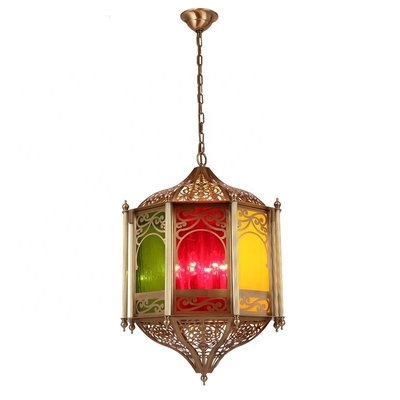 Good price Arab Muslim Vintage Style LED Brass Chandelier for Home Dining Room and Living Room Decor online